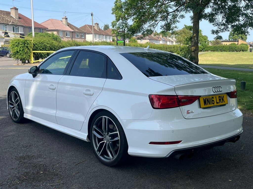 Audi S3 2.0 Tfsi S Tronic Quattro Euro 6 Ss Nav WN16LRK White #4