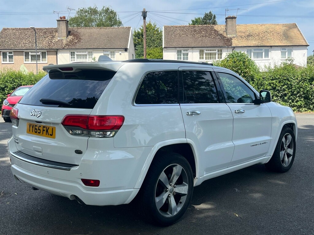 Jeep Grand Cherokee 3.0 V6 Crd Overland 4Wd Euro 6 YY65FKJ White #4