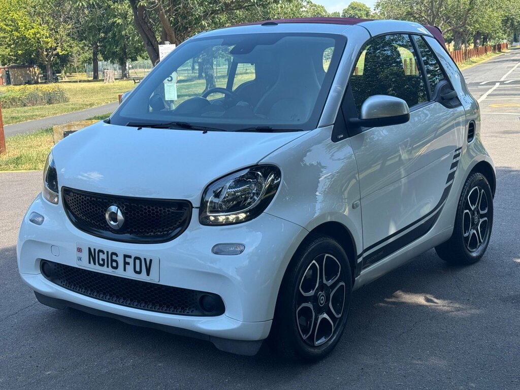 Smart Fortwo Cabrio 0.9T Prime Cabriolet Twinamic Euro 6 Ss White #6