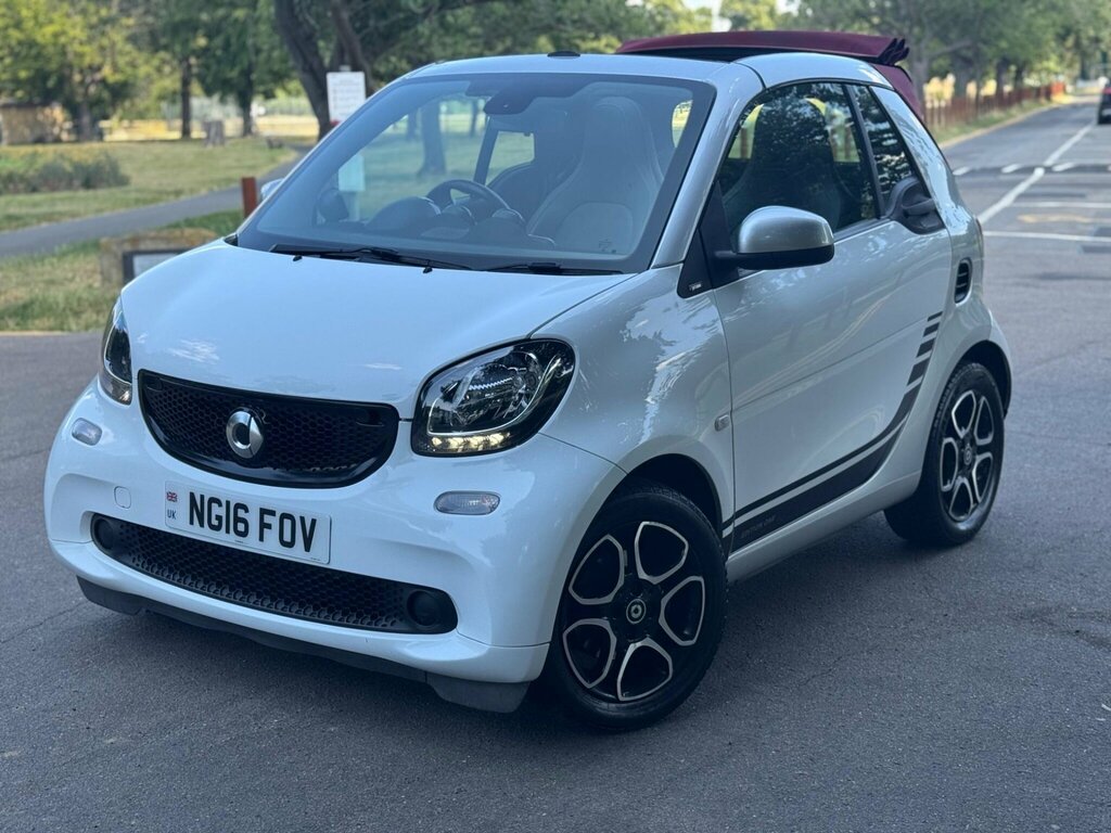 Smart Fortwo Cabrio 0.9T Prime Cabriolet Twinamic Euro 6 Ss White #3
