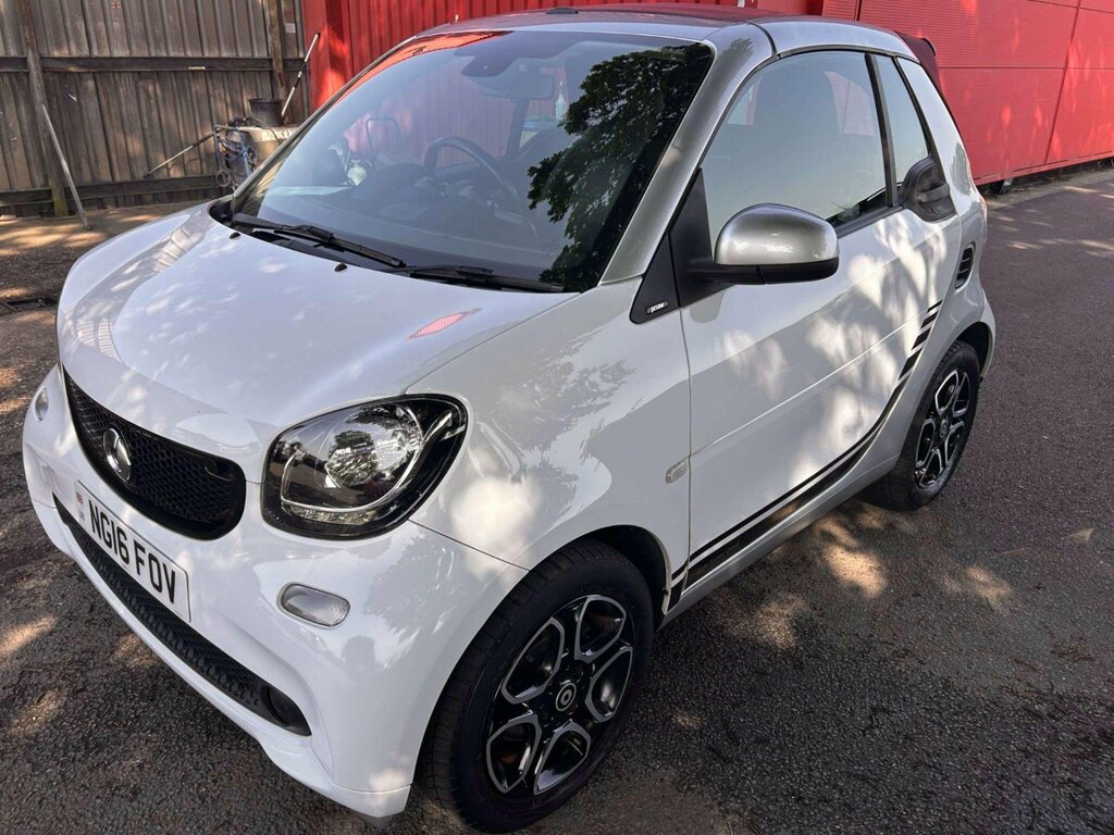 Smart Fortwo Cabrio 0.9T Prime Cabriolet Twinamic Euro 6 Ss White