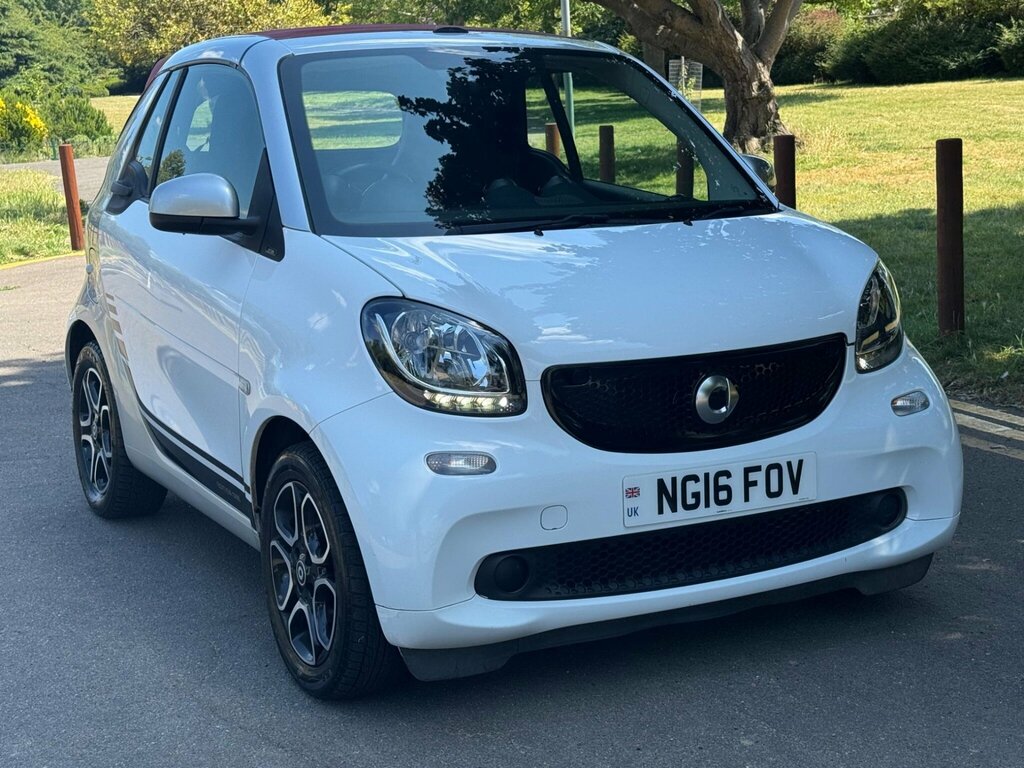 Smart Fortwo Cabrio 0.9T Prime Cabriolet Twinamic Euro 6 Ss White #5