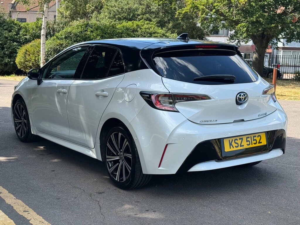 Toyota Corolla 1.8 Vvt-h Design Cvt Euro 6 Ss White #4