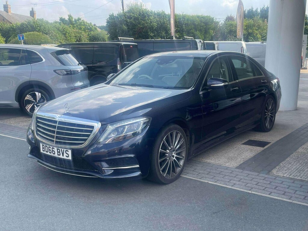 Mercedes-Benz S Class 3.0 S350ld V6 Amg Line G-tronic Euro 6 Ss Blue
