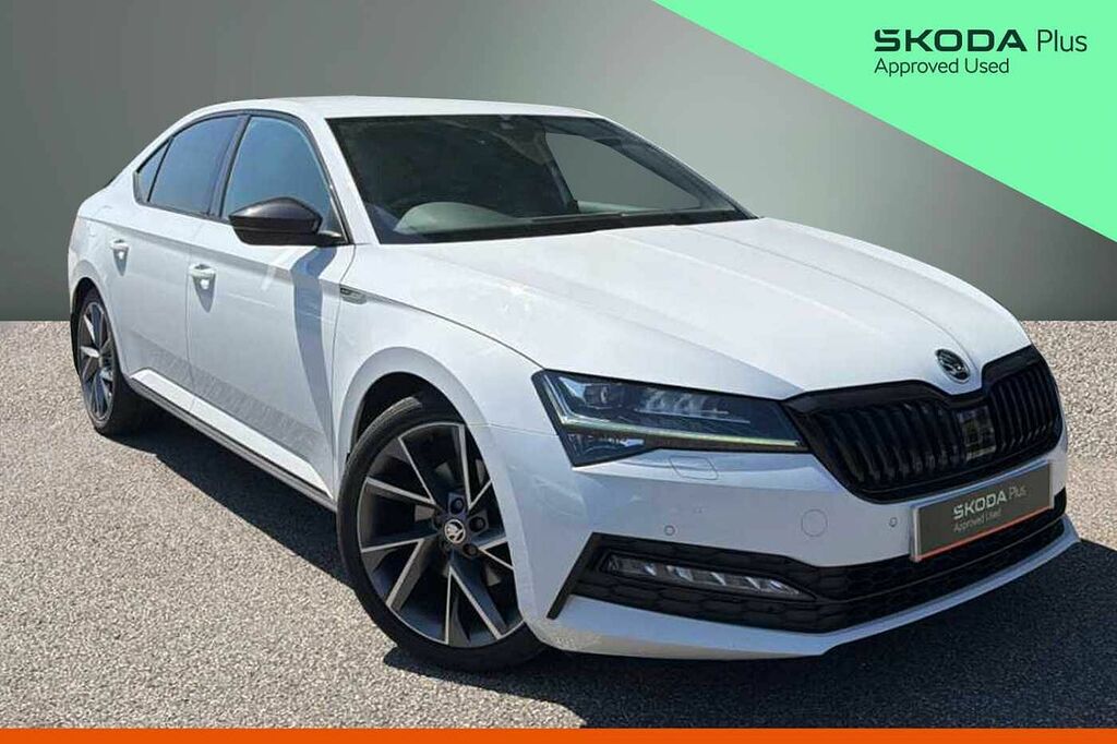 Skoda Superb 2.0 Tdi Cr 190 Sport Line Plus Dsg White
