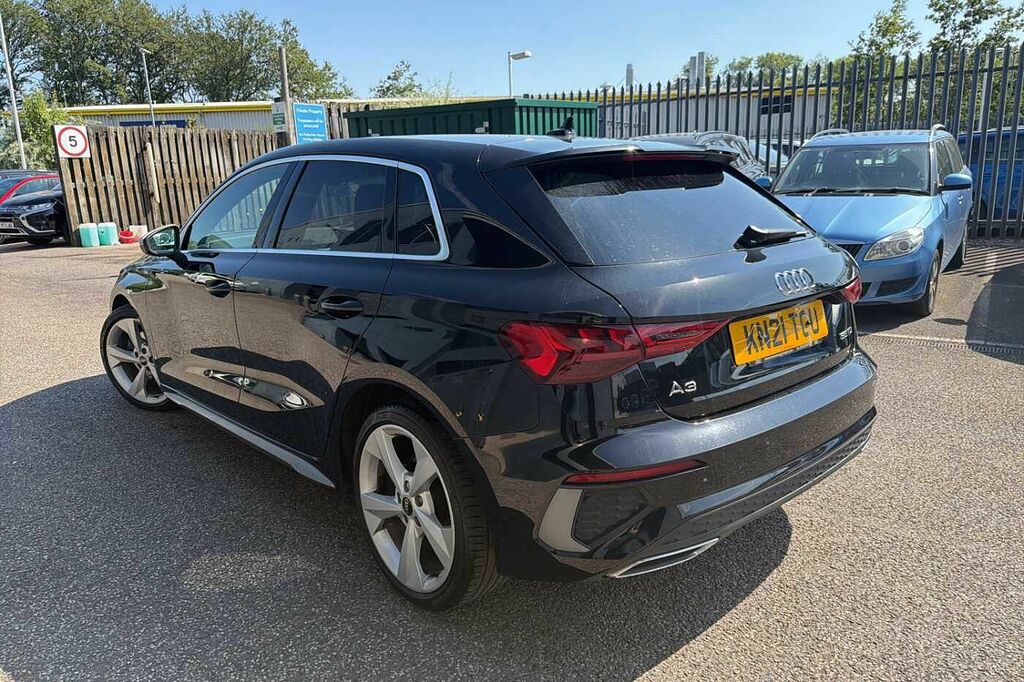 Audi A3 35 Tdi S Line S Tronic KN21TGU Black #3