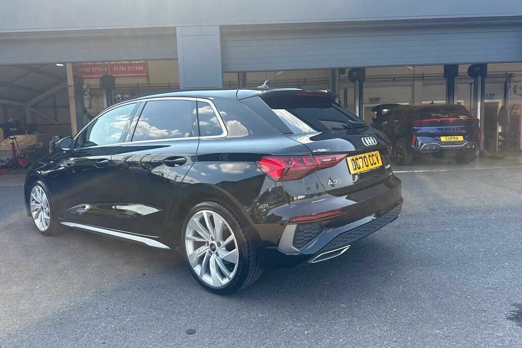 Audi A3 30 Tfsi S Line DG70CCV Black #3