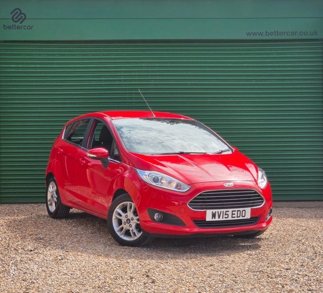 Ford Fiesta Ecoboost Zetec Hatchback WV15EDO Red #3
