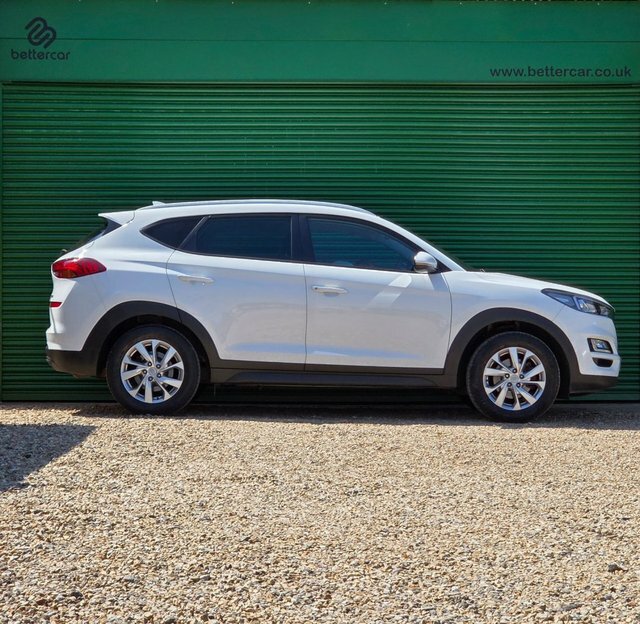 Hyundai Tucson Gdi Se Nav Suv DU20URY White #4