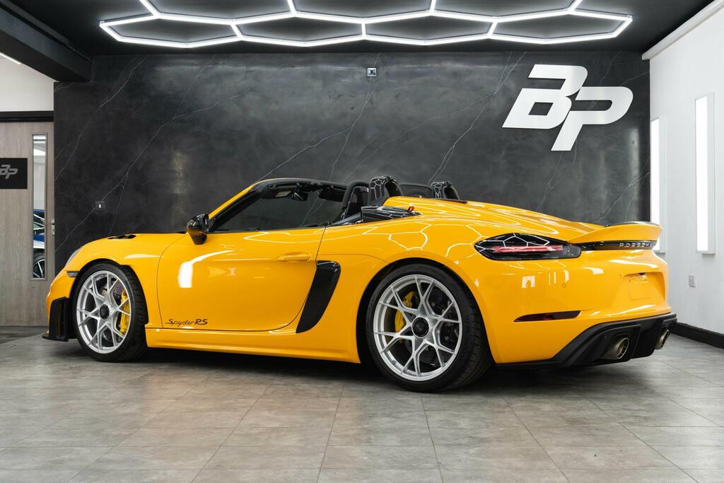 Porsche 718 Spyder 4.0 Rs Spyder Pdk Euro 6 S S 500 Ps Yellow
