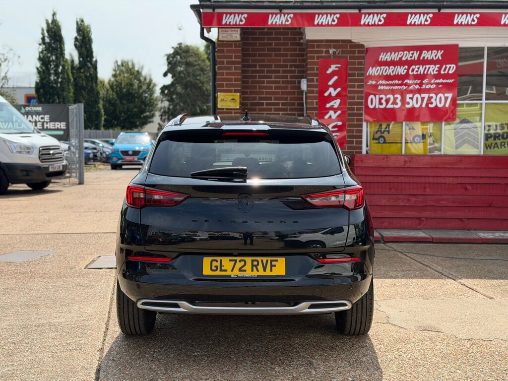 Vauxhall Grandland 1.2 Turbo Ultimate Suv Euro 6 S GL72RVF Black #3