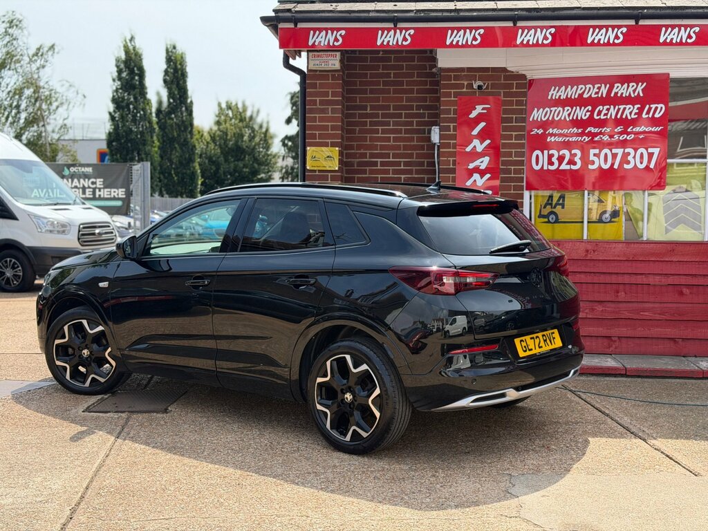 Vauxhall Grandland 1.2 Turbo Ultimate Suv Euro 6 S GL72RVF Black #4