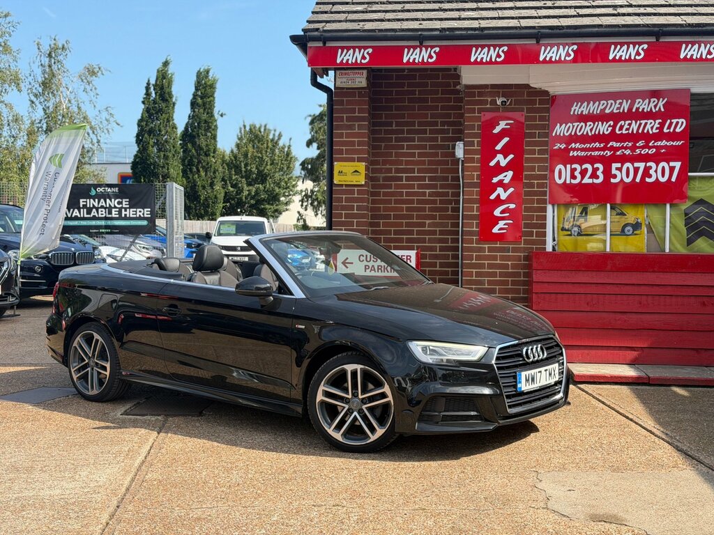 Audi A3 Cabriolet 1.4 Tfsi Cod S Line Convertible Black