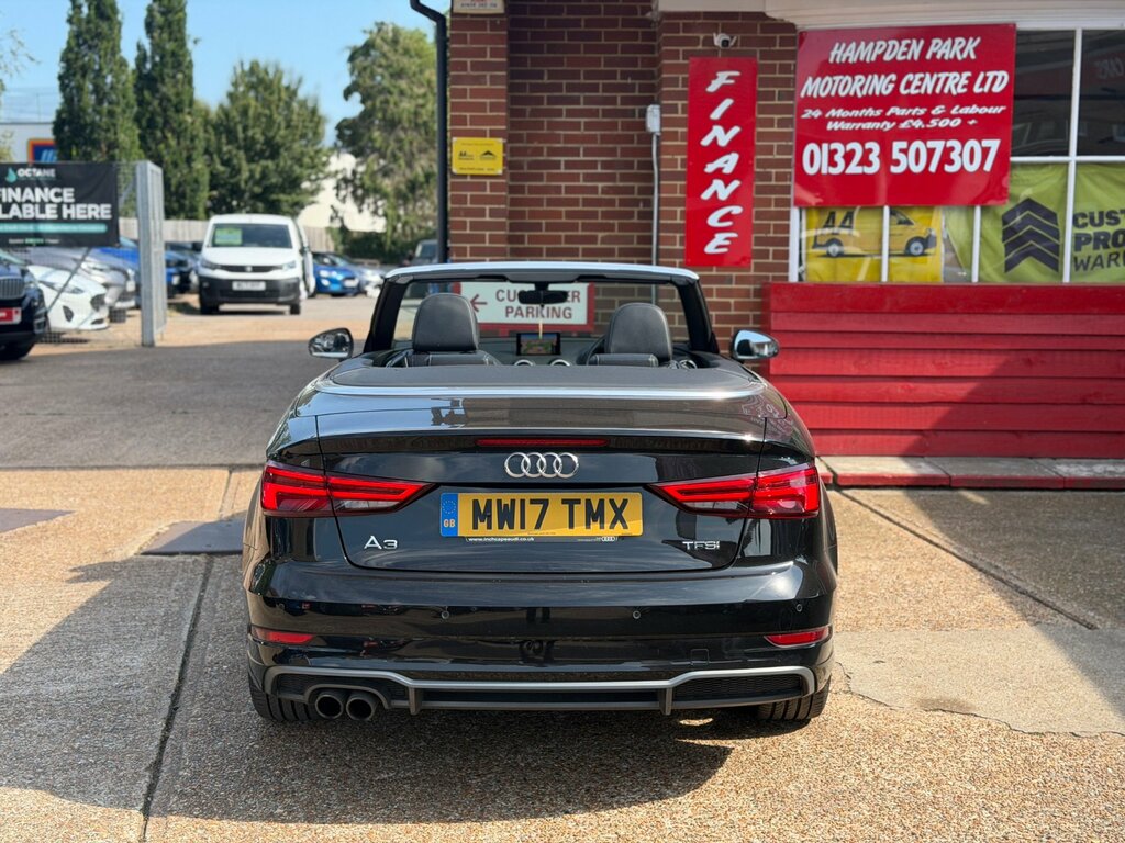 Audi A3 Cabriolet 1.4 Tfsi Cod S Line Convertible Black #4