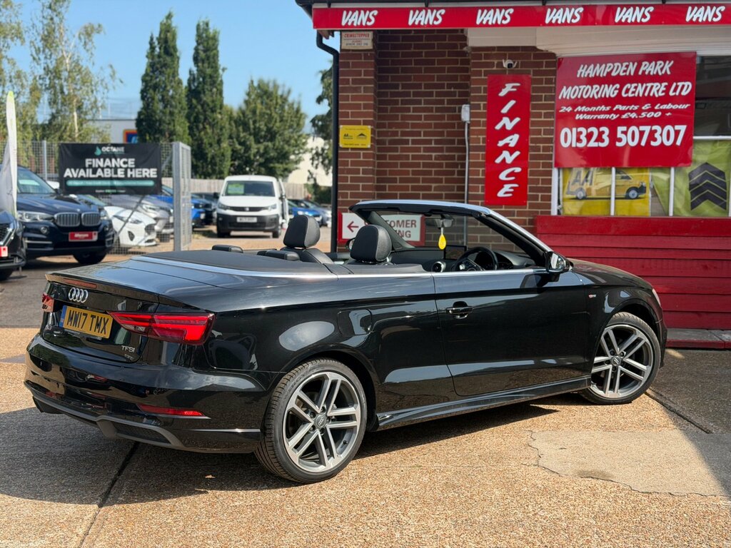 Audi A3 Cabriolet 1.4 Tfsi Cod S Line Convertible Black #3