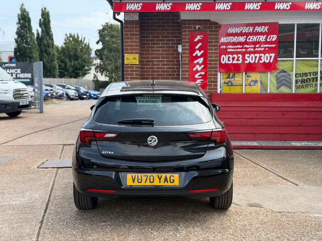Vauxhall Astra 1.2 Turbo Business Edition Nav Hatchback Petro VU70YAG Black #4