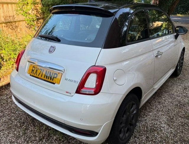 Fiat 500 2021 1.0 Mhev Hey Google Hatchback Manu White