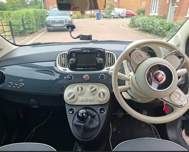 Fiat 500C 2018 1.2 Lounge Convertible Euro Grey #2