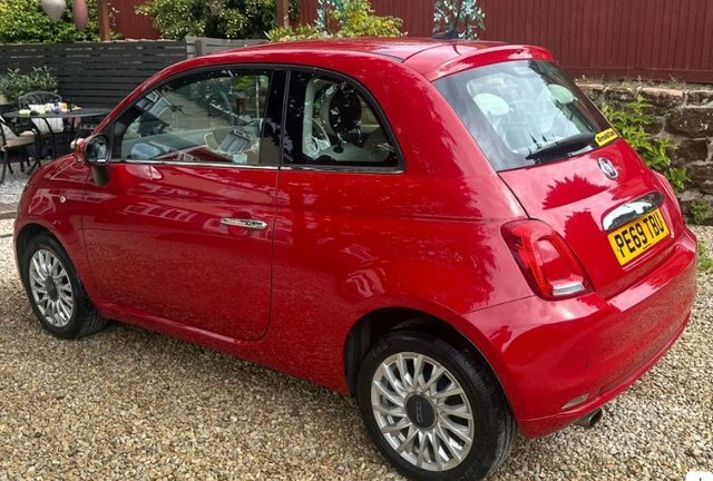 Fiat 500 2019 1.2 Lounge Hatchback Euro 6 Red #5
