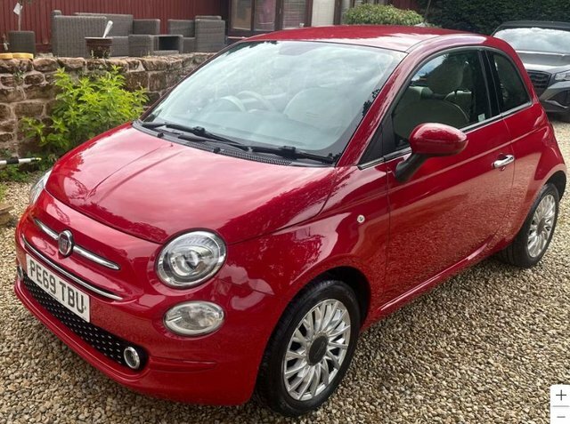Fiat 500 2019 1.2 Lounge Hatchback Euro 6 Red #2