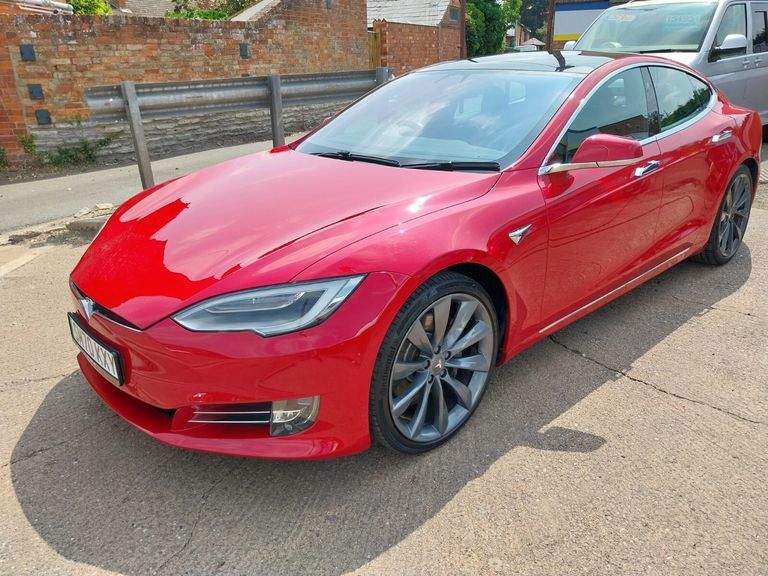 Tesla Model S 100D Long Range Awd Red #4