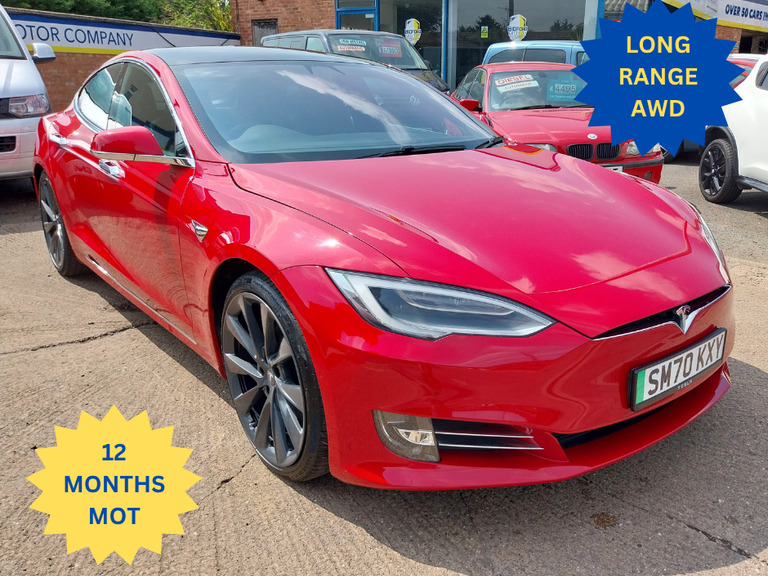 Tesla Model S 100D Long Range Awd Red