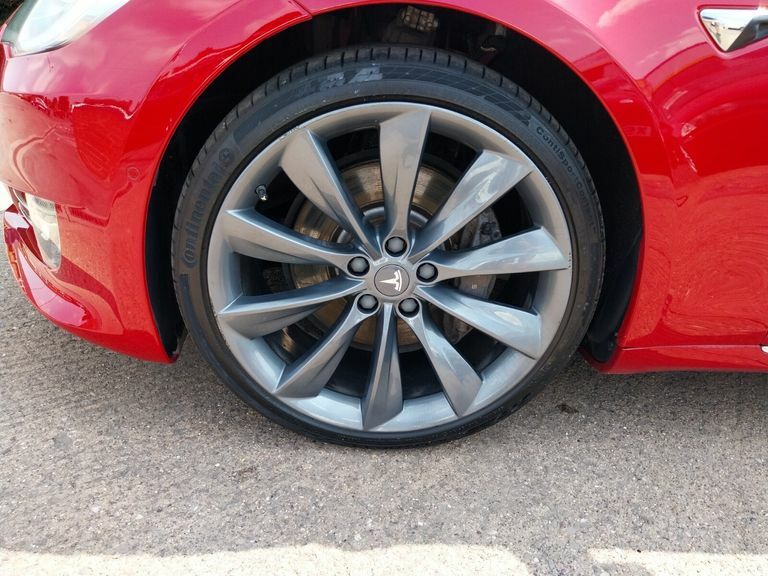 Tesla Model S 100D Long Range Awd Red #5
