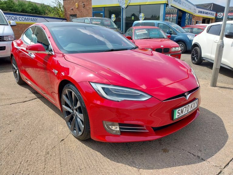 Tesla Model S 100D Long Range Awd Red #2