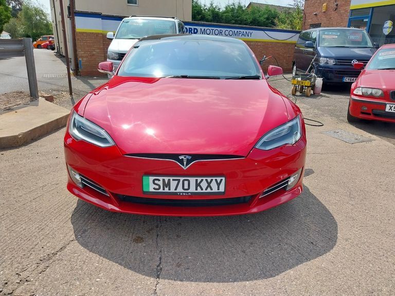 Tesla Model S 100D Long Range Awd Red #3