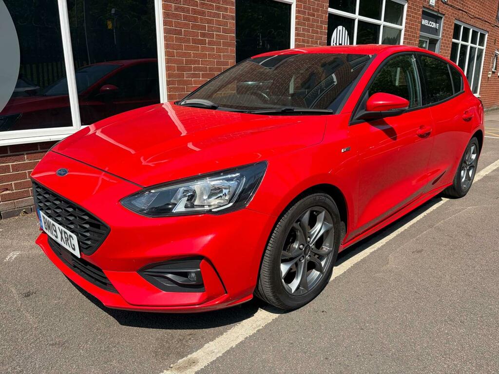Ford Focus 1.0T Ecoboost St-line Euro 6 Ss BM19XRG Red #4