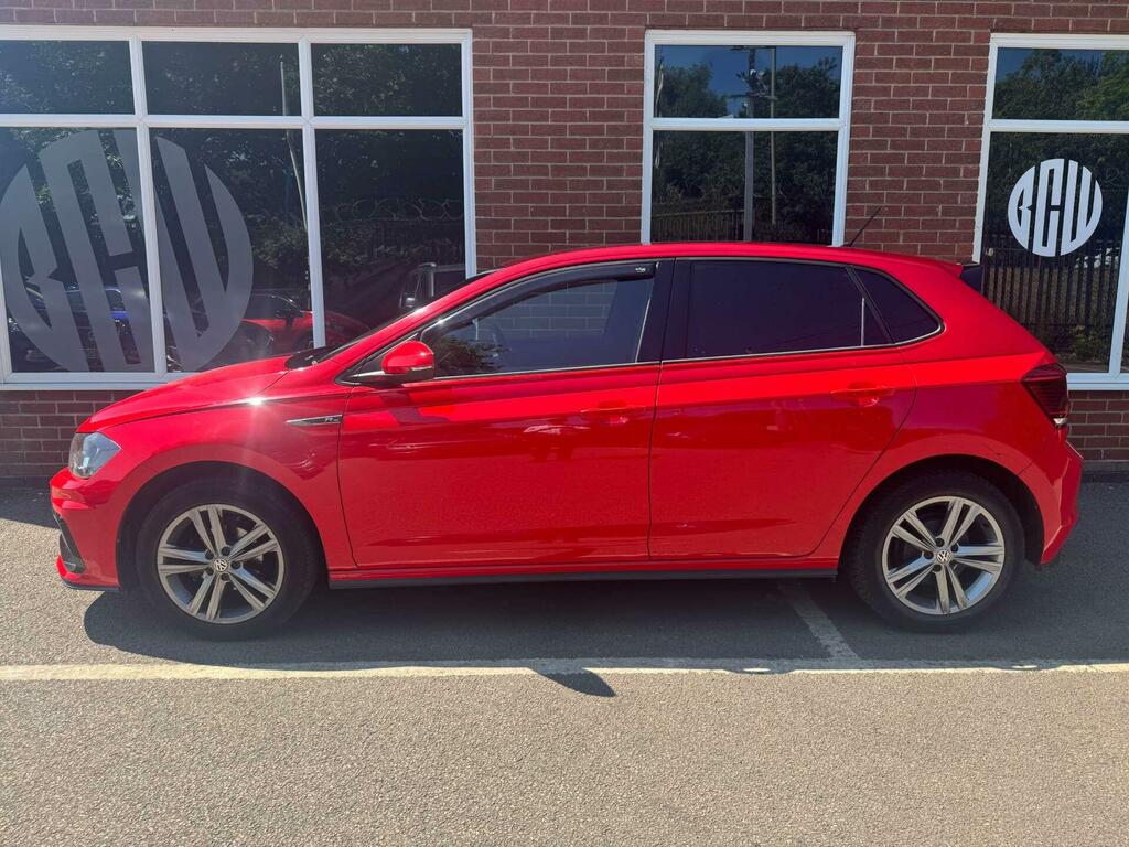 Volkswagen Polo 1.0 Tsi R-line Euro 6 Ss FH19OUF Red #6