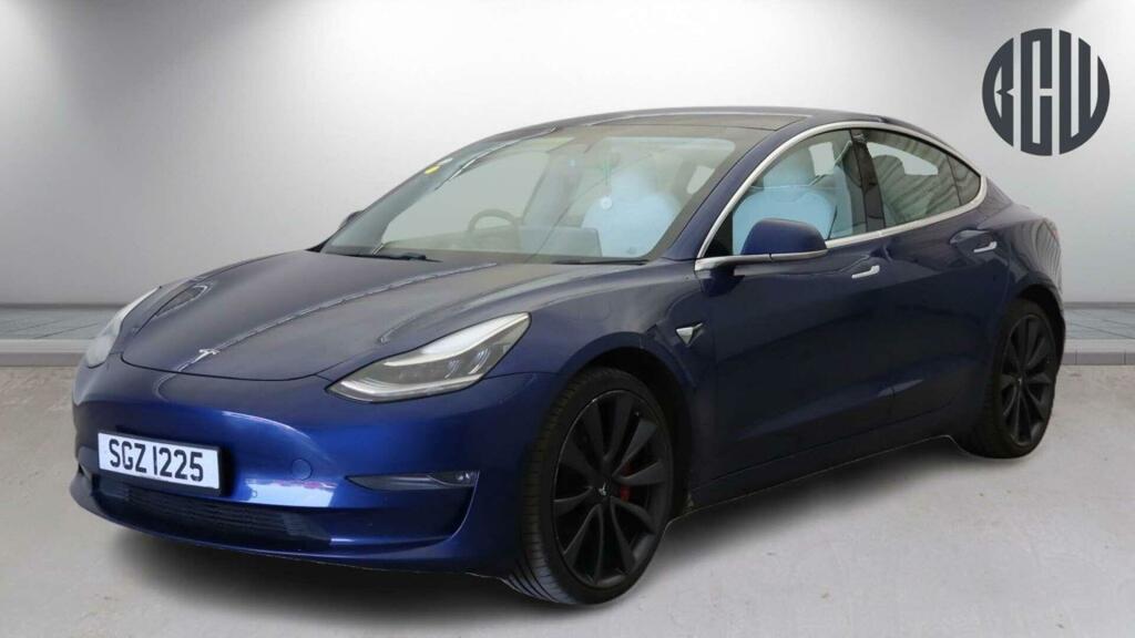 Tesla Model 3 Performance Blue #2