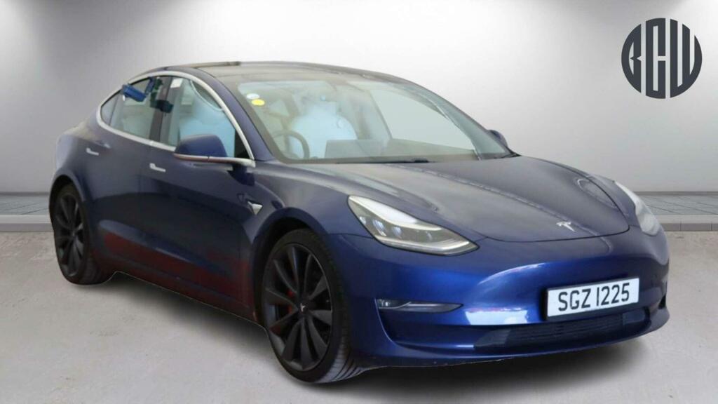 Tesla Model 3 Performance Blue