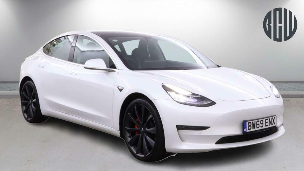 Tesla Model 3 Performance White