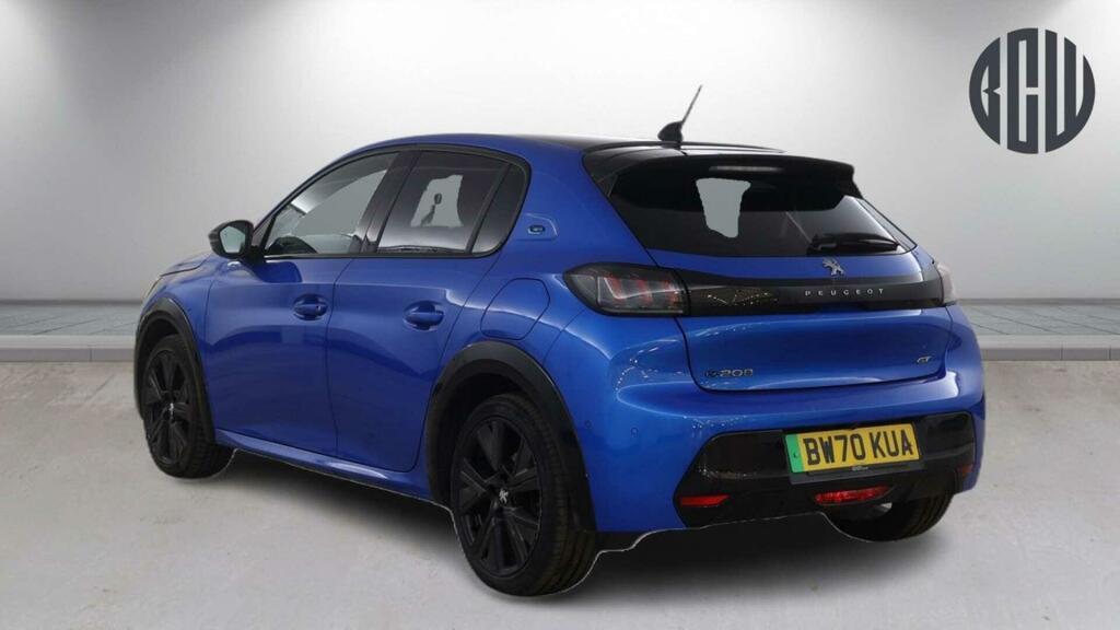 Peugeot e-208 Gt Blue #3
