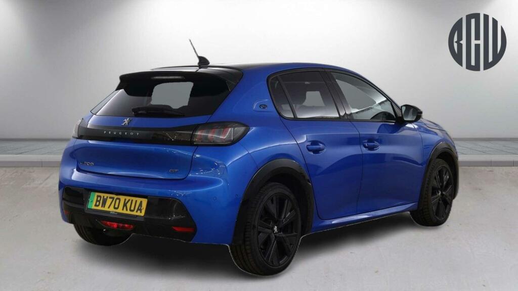 Peugeot e-208 Gt Blue #4