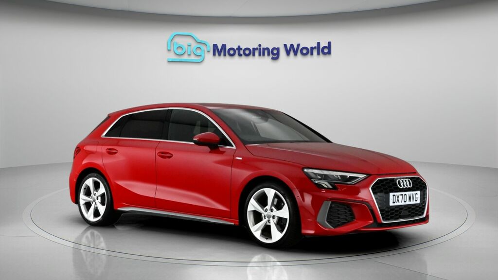 Audi A3 S Line Red
