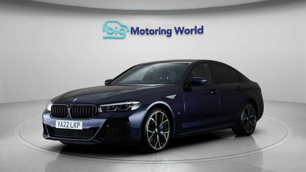 BMW 5 Series M Sport VA22LKP Blue #3