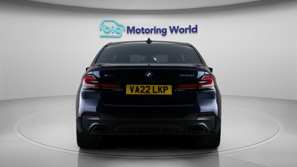 BMW 5 Series M Sport VA22LKP Blue #6