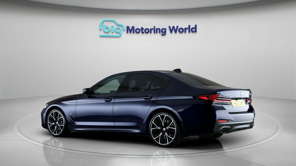 BMW 5 Series M Sport VA22LKP Blue #5