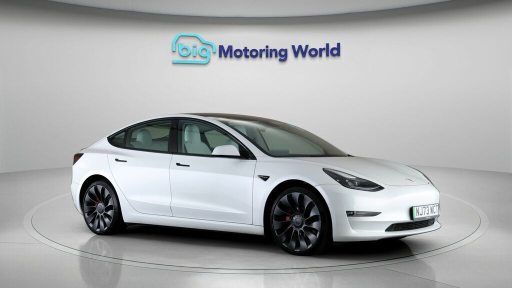 Tesla Model 3 Performance White