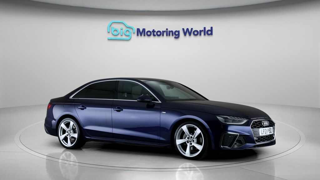 Audi A4 S Line Blue
