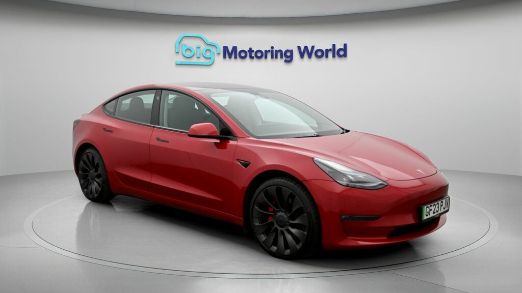 Tesla Model 3 Performance Red