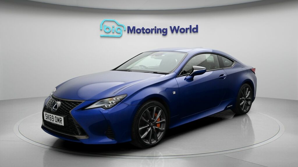Lexus RC F Sport Blue #3