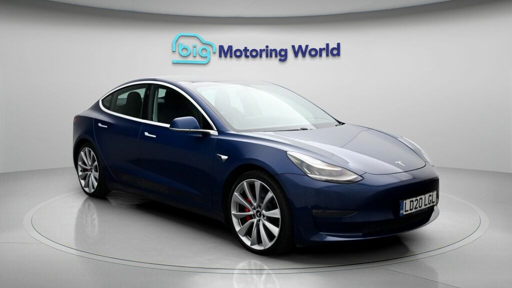 Tesla Model 3 Performance Blue