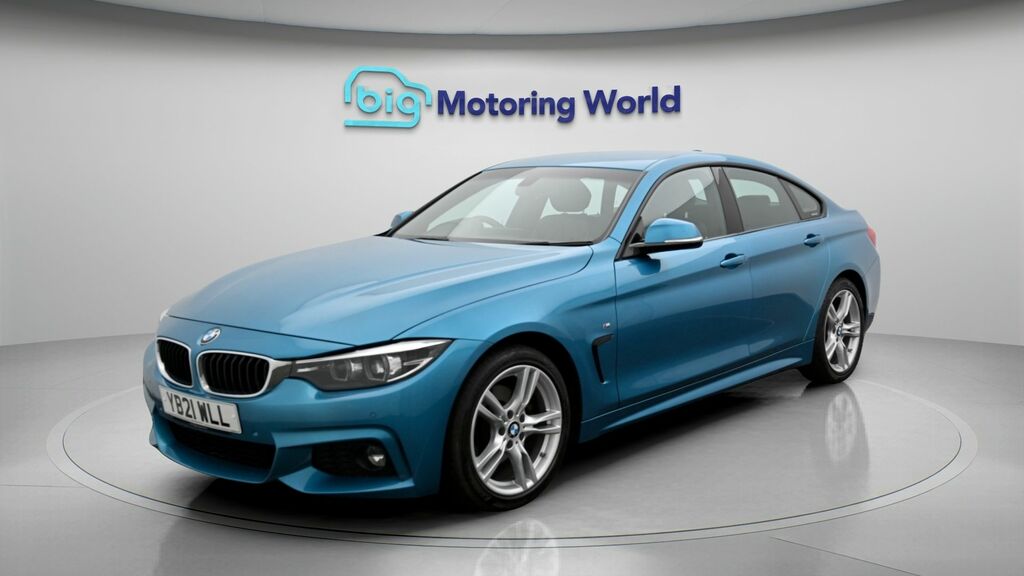 BMW 4 Series Gran Coupe M Sport YB21WLL Blue #3