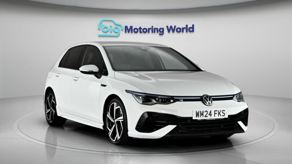 Volkswagen Golf R WM24FKS White #2