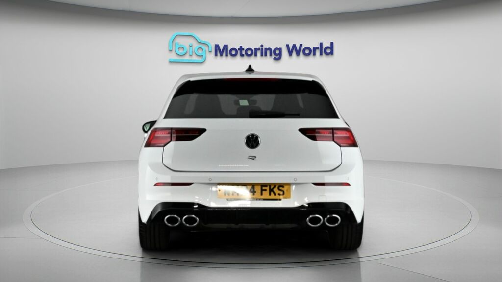 Volkswagen Golf R WM24FKS White #6