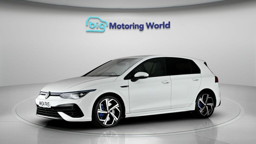 Volkswagen Golf R WM24FKS White #4