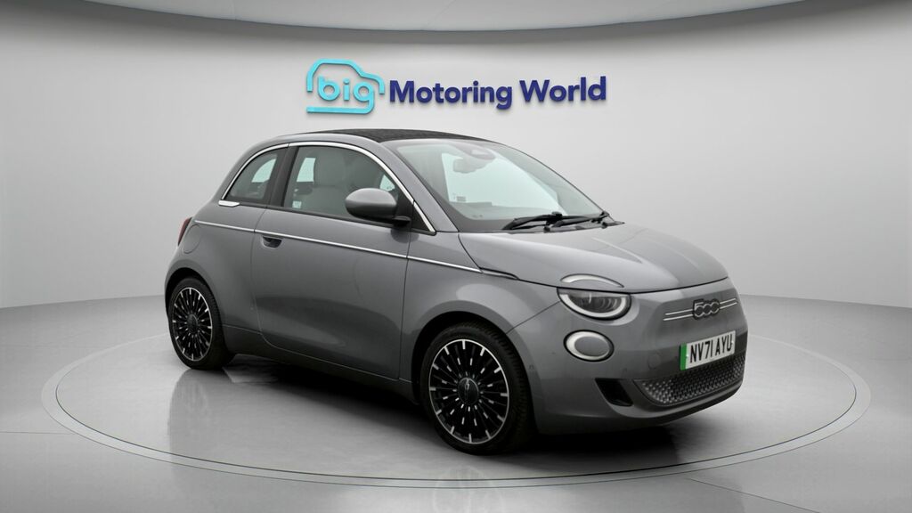 Fiat 500E C La Prima Grey